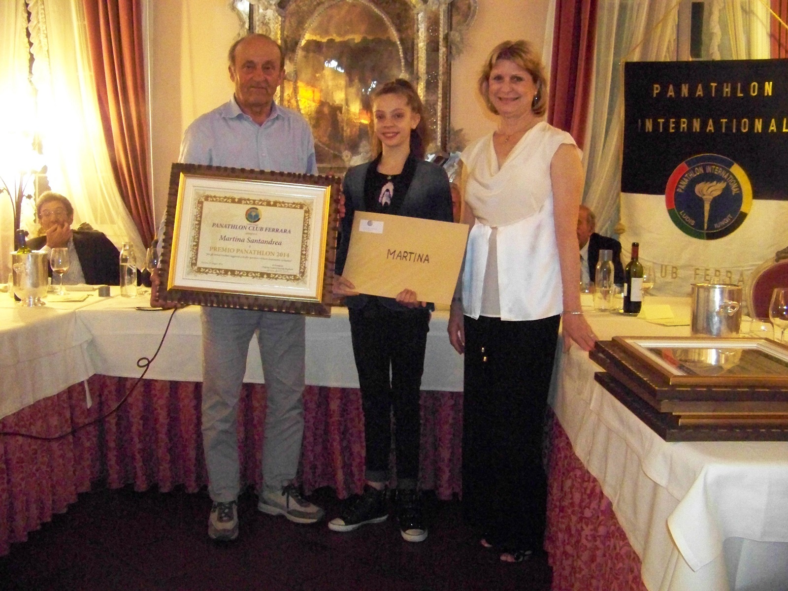 2014: Premio Panathlon a Martina Santandrea