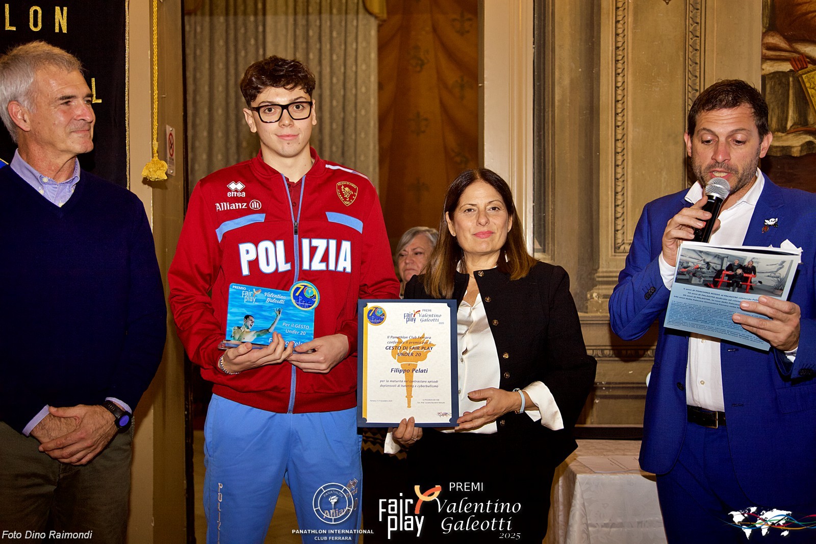 Premio Fair Play a Filippo Pelati