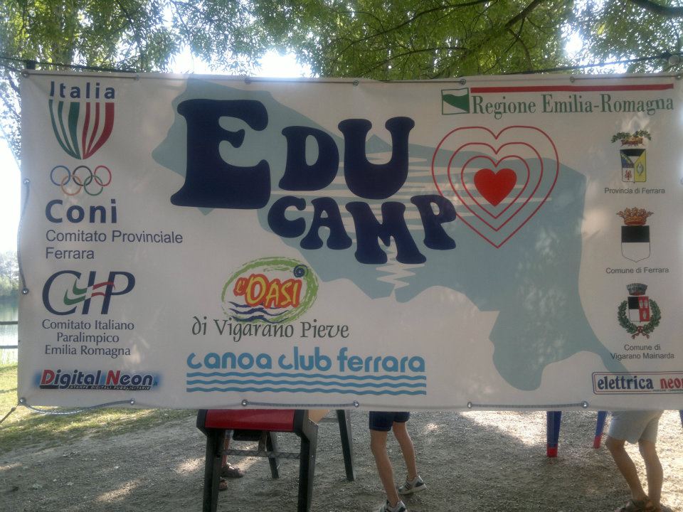 educamp Straordinario lo striscione