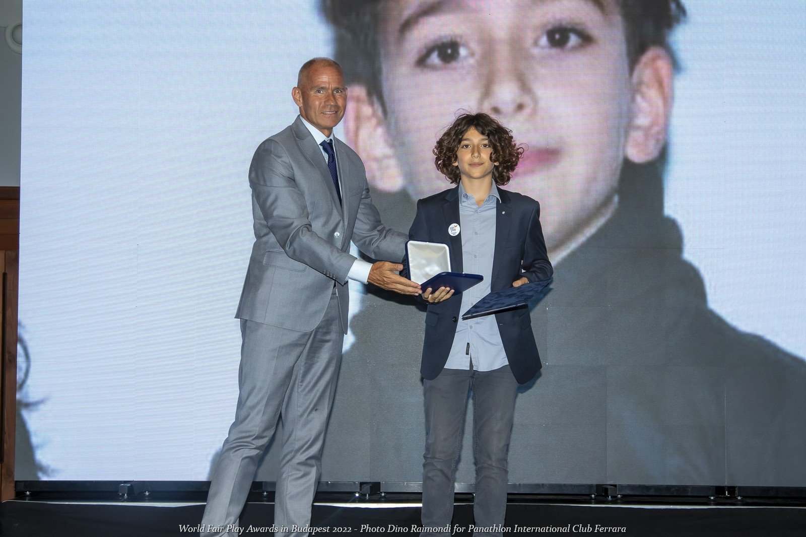 Eugenio Dondi riceve il Premio Fair Play a Budapest