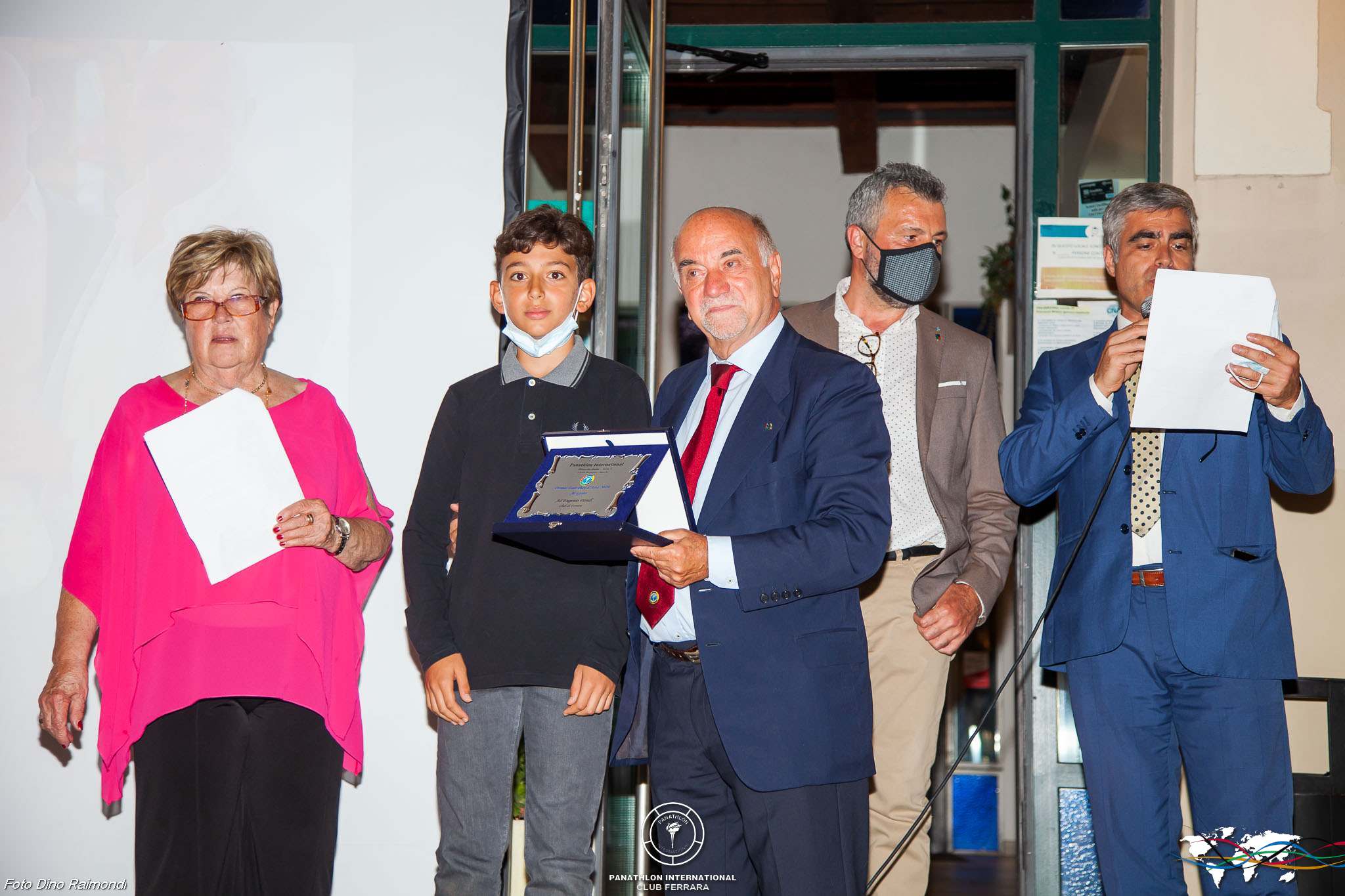 La premiazione di Eugenio Dondi