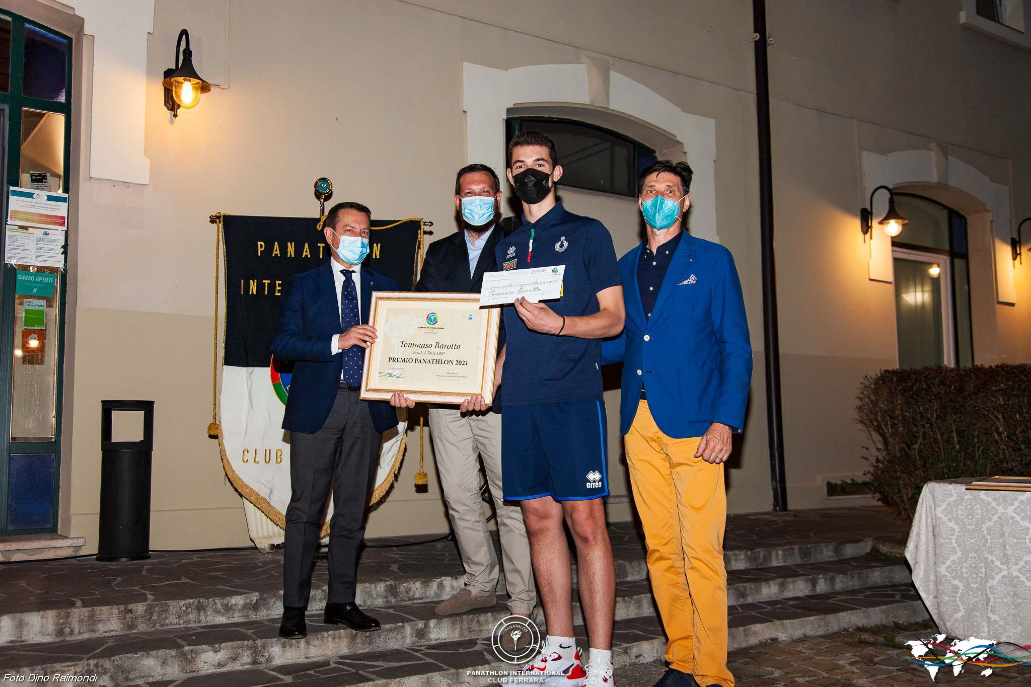 La premiazione di Tommaso Barotto